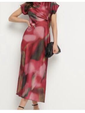 Zara tie dye midi dress